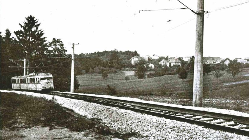 Die Albtalbahn bei Reichenbach, um 1970